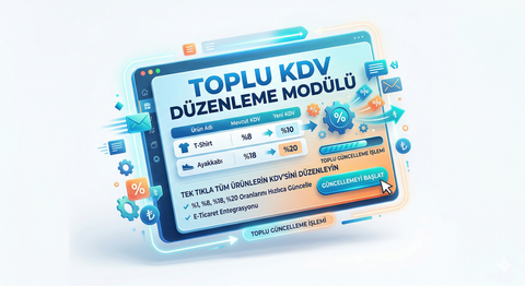 Toplu KDV Düzenleme İşlemleri